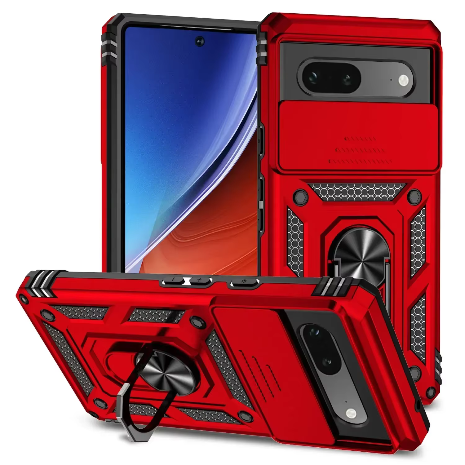 Pour Google Pixel 9A étui anneau de support armure antichoc couverture pour Google Pixel 8 7 6 9 Pro