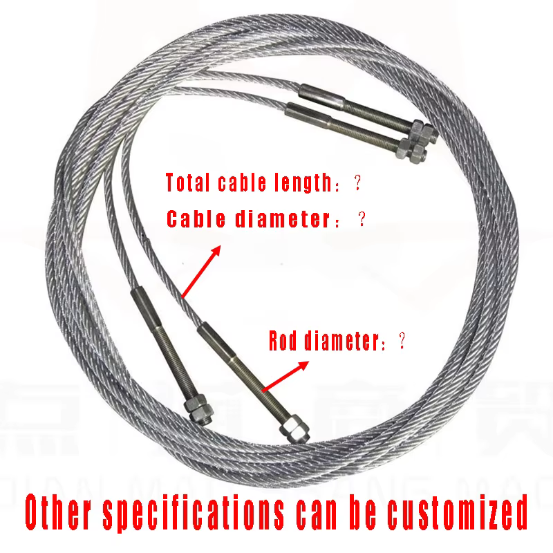 1 pièce Câble d'acier pour élévateur de voiture 8mm, 9mm, 10mm, Accessoires de levage, Support de câ