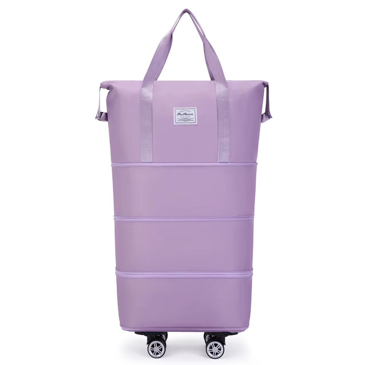 Sac de voyage grande capacité pour femmes avec roulettes universelles, léger, pliable, sac à roulett