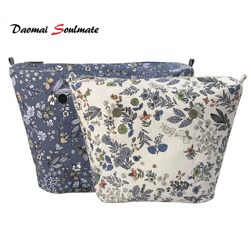 Nouveaux accessoires coloré imperméable toile doublure poche intérieur inserts
