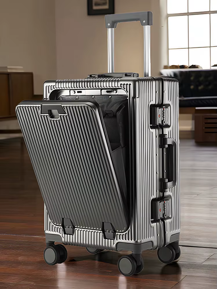 Nouvelle valise de voyage d'affaires multifonctionnelle 2026 à ouverture frontale