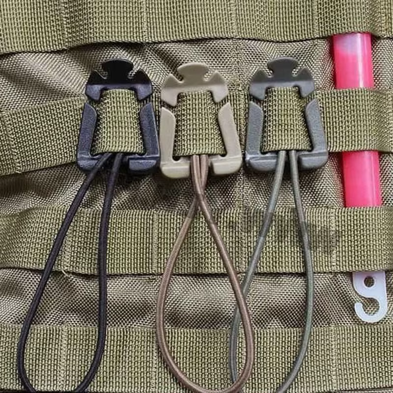 Lot de 2 mousquetons à boucle pour sac à dos