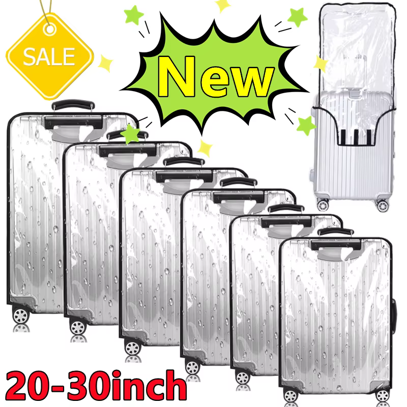 Nouveau Housse de protection transparente pour bagages de 20 à 30 pouces