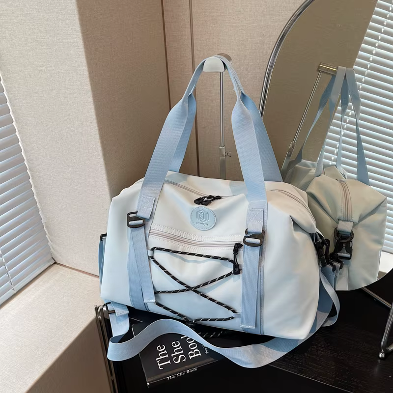 Sac de voyage coréen tendance avec cordon de serrage