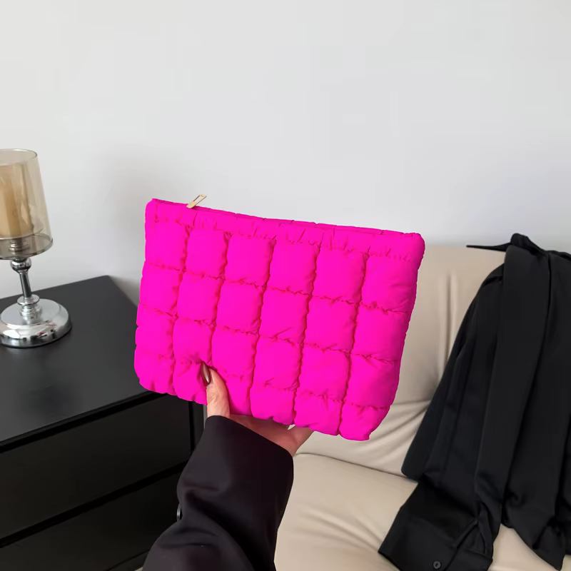Sac à main carré matelassé pour femme