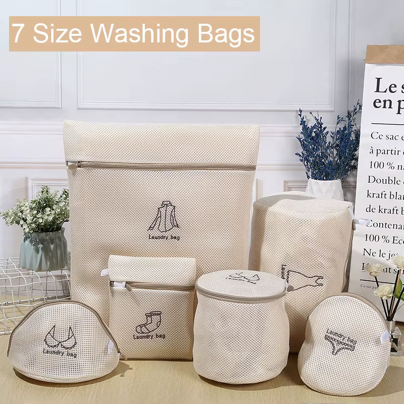 Sacs de lavage de sous-vêtements en maille Polyester