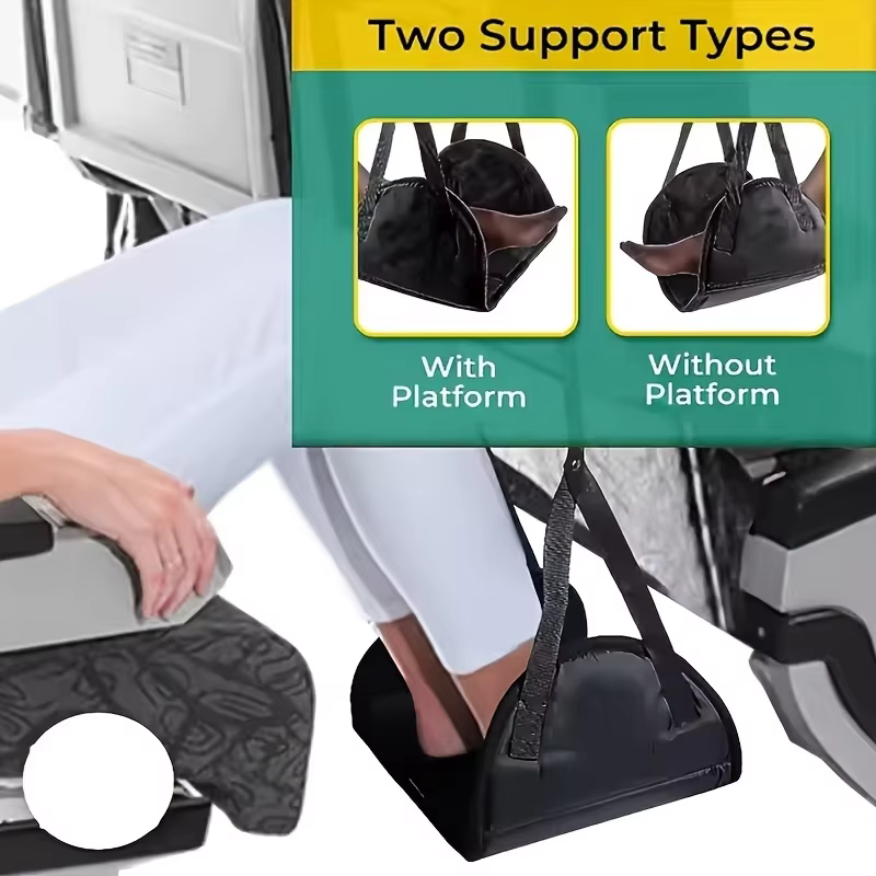 1 accessoire de voyage : repose-pieds portable et simple pour avion