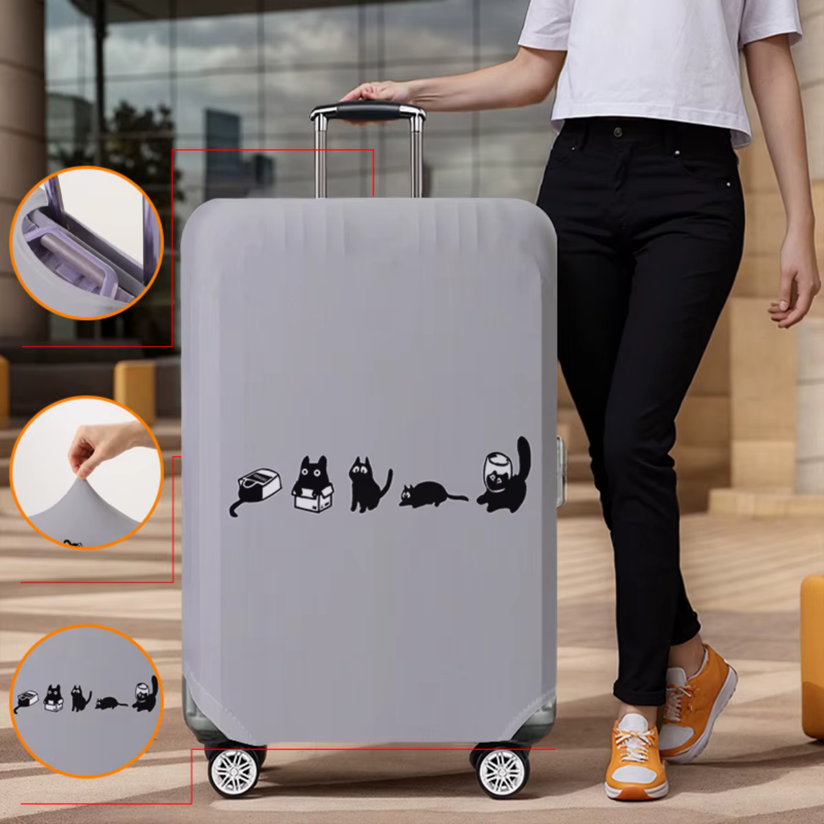 Housse de protection pour bagages