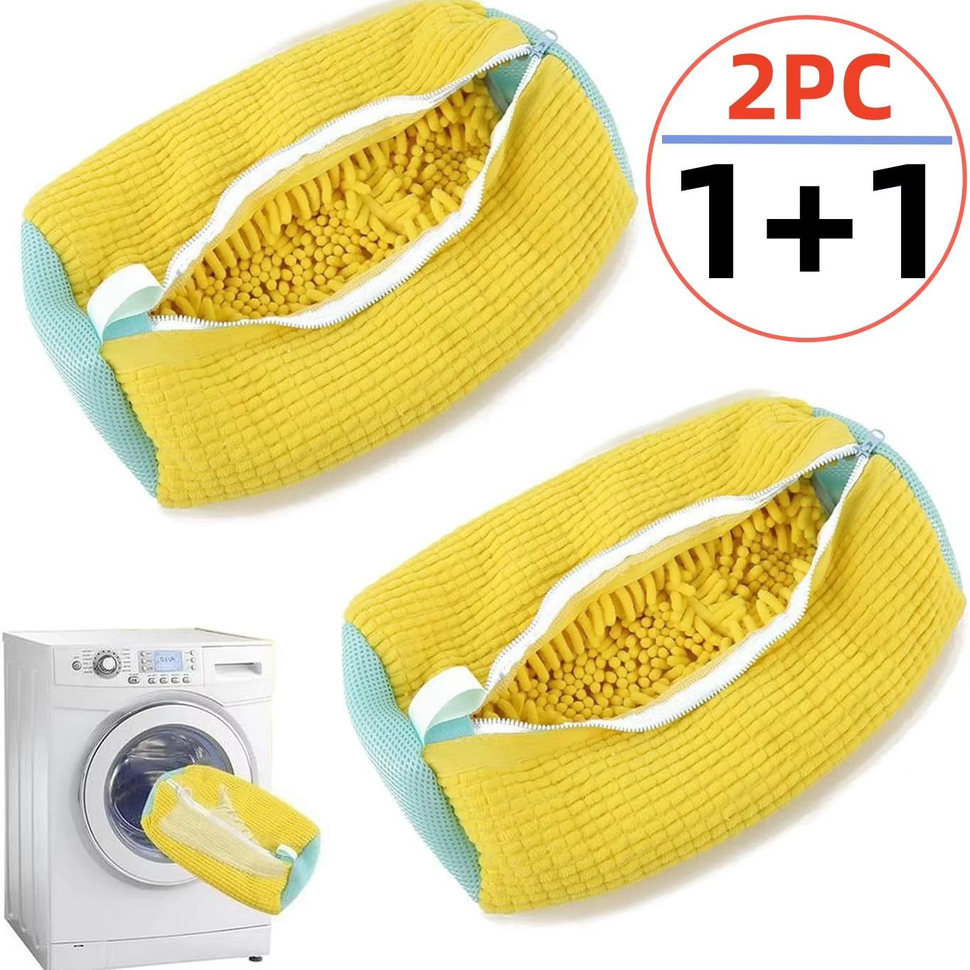 Sac de lavage de chaussures en coton
