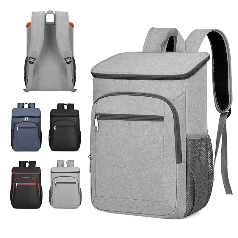 Sac à dos de pique-nique Double épaule sac à dos isolé bière extérieure vin sac de glace épaissi étanche