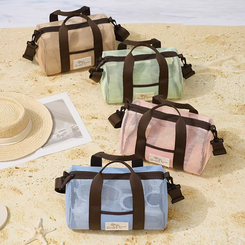 Sac fourre-tout de plage en maille