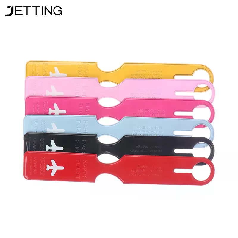 Étiquettes de bagage mignonnes en PVC pour valise