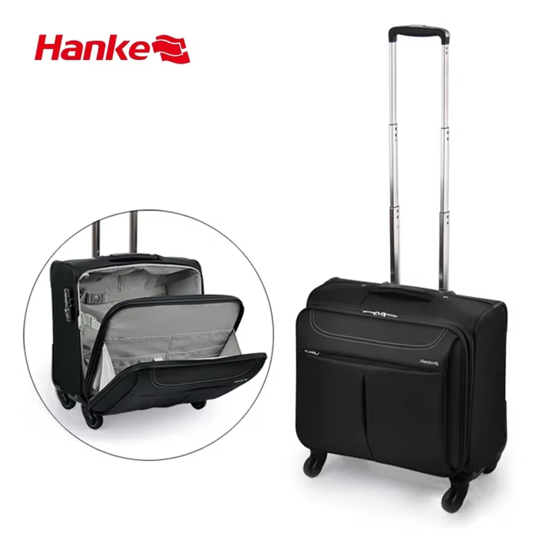 Hanke hommes bagages de voyage d'affaires femmes valise à main roues Spinner sac roulant 16 18 pouces