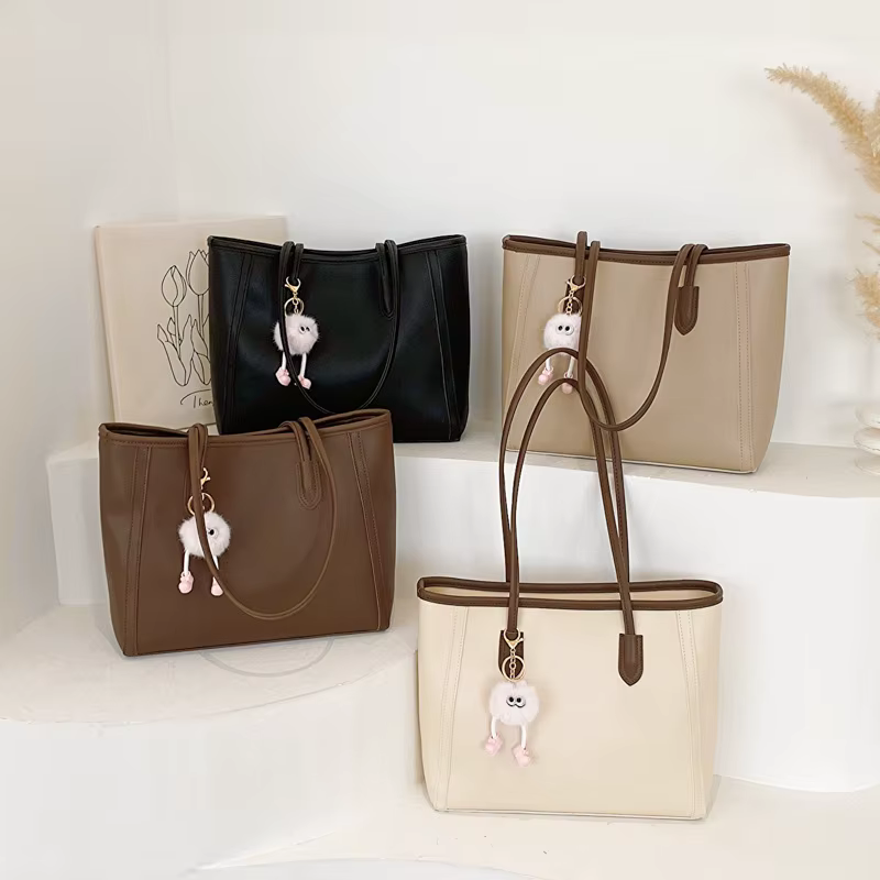Sac fourre-tout à bandoulière grande capacité tendance pour femme