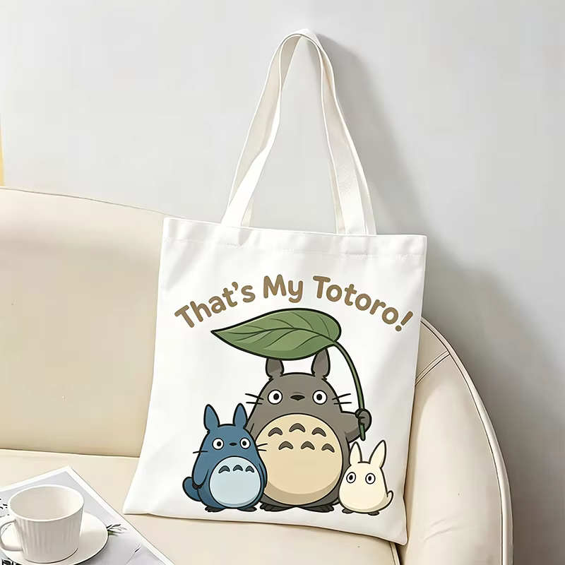 Sacs en toile Totoro pour femmes