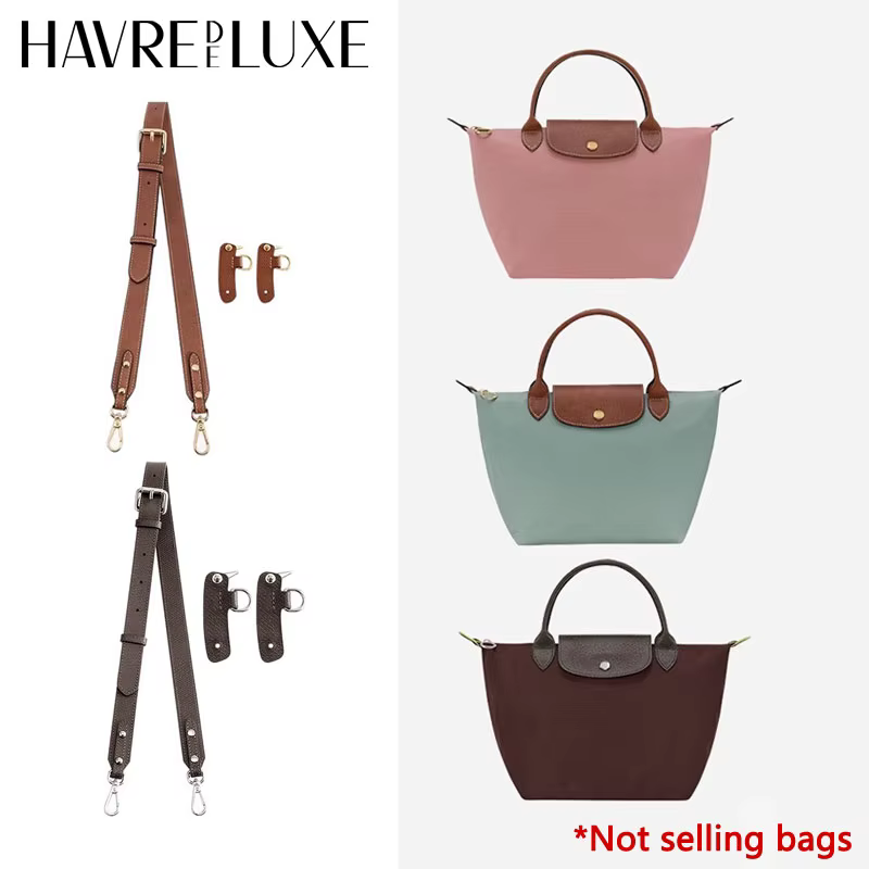 Bandoulière de sac en cuir pour pochette Longchamp