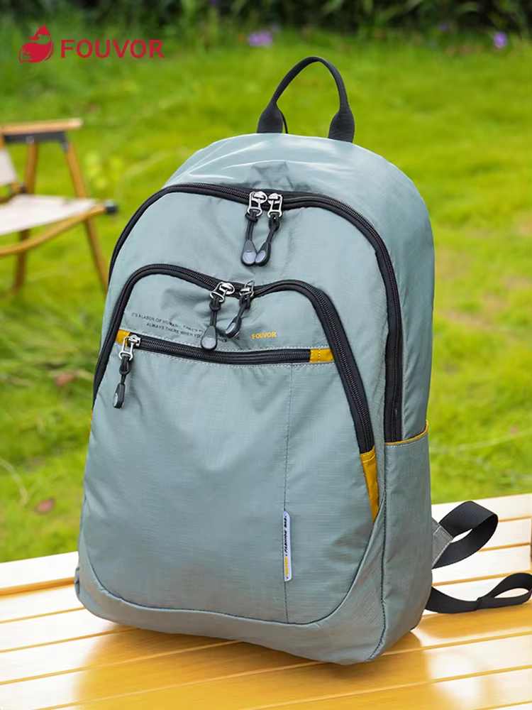 Fouvor femmes sac à dos 2025 tendance grande mode léger sac à dos pour ordinateur portable nouveau voyage décontracté multi-poches sacs d'école 2988-06