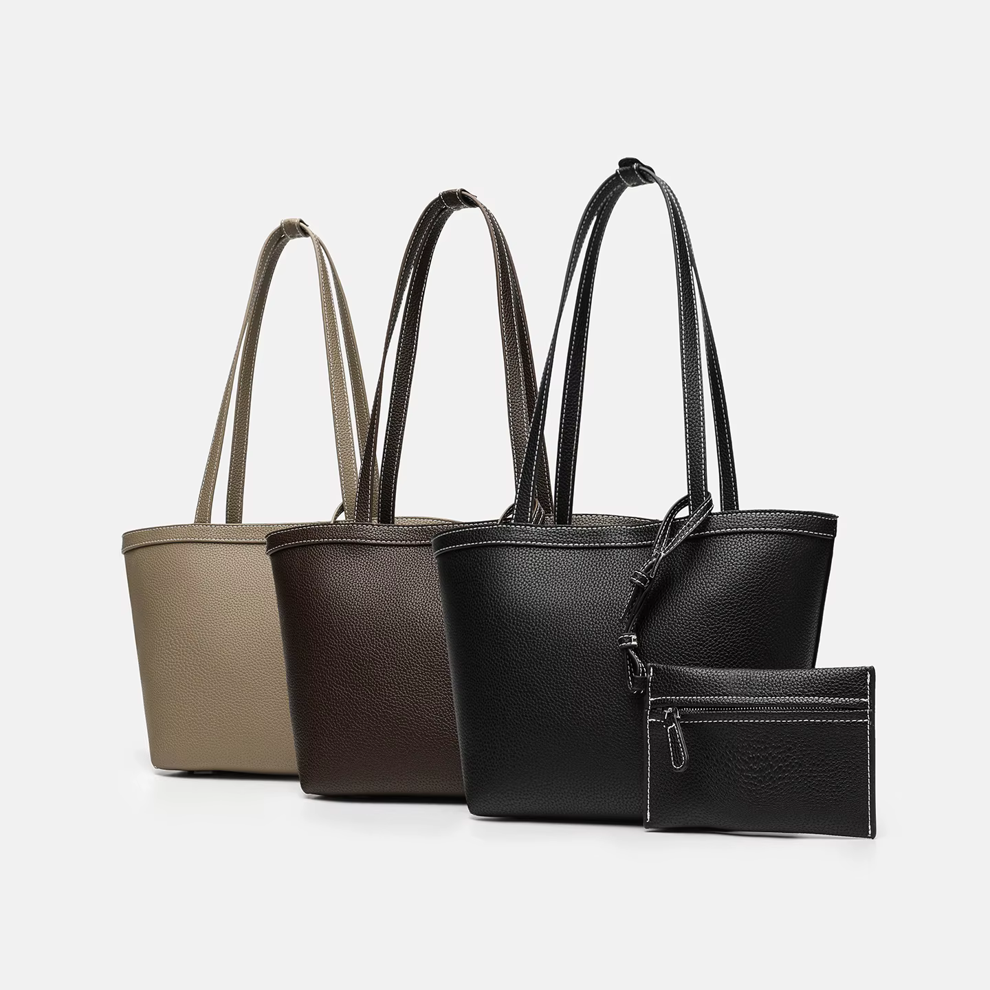 Sac Seau Femme 2025 Nouvelle Tendance Sac Fourre-tout Polyvalent Sac à Bandoulière Sensation Haut de Gamme Matière PU