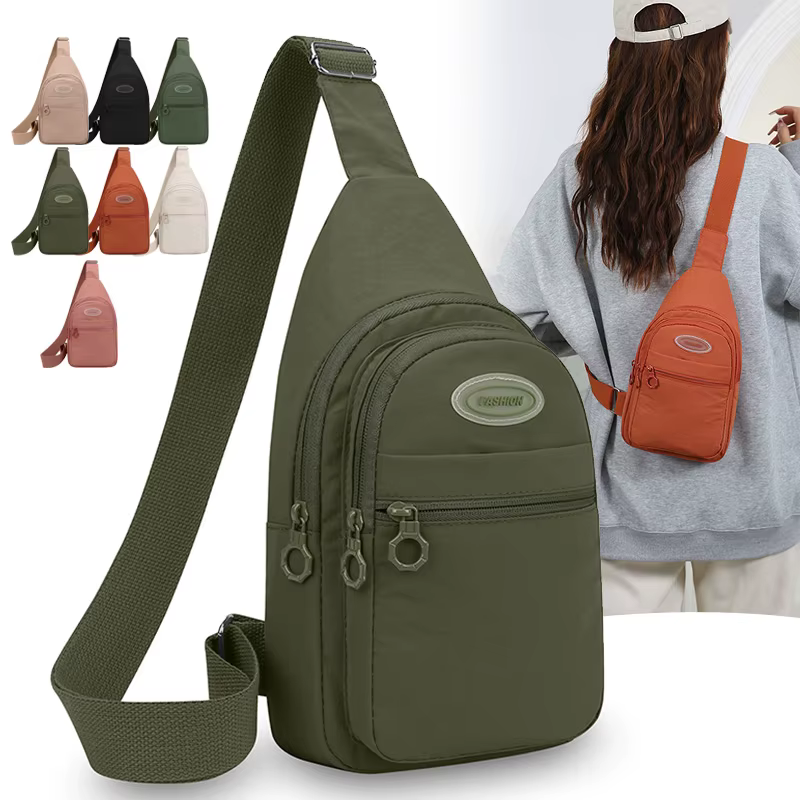 Sac de poitrine pour femme – Conception antivol sécurisée