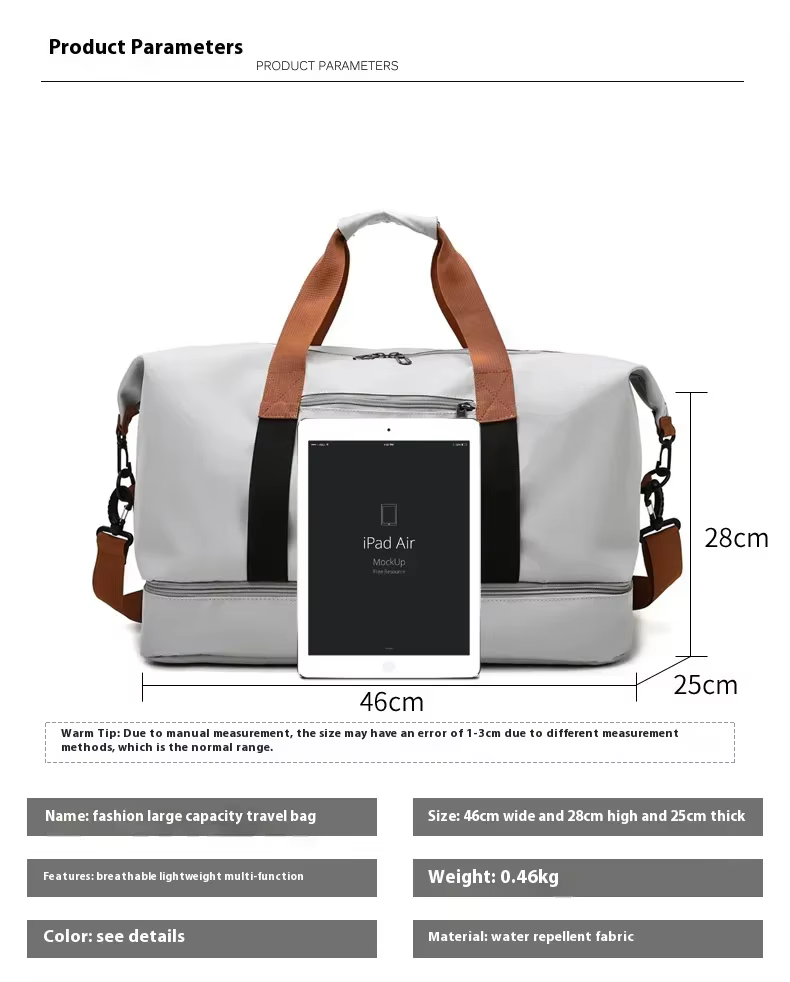 Sac de sport de voyage de grande capacité