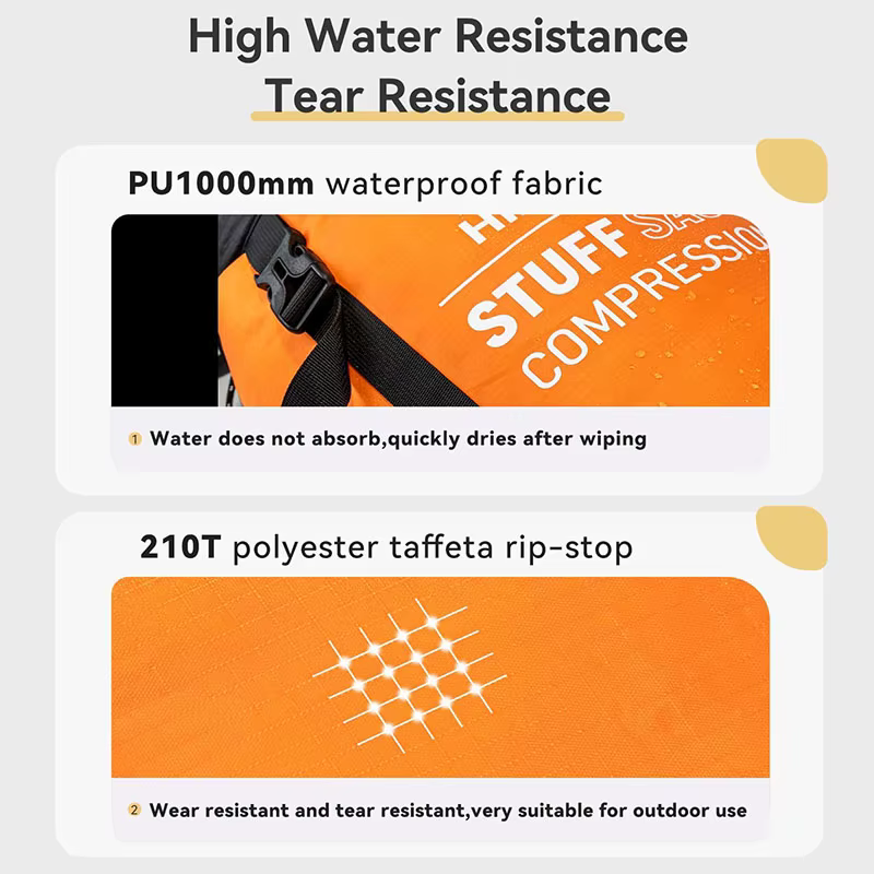 Sac de Compression ultraléger résistant à l'eau pour sacs de couchage