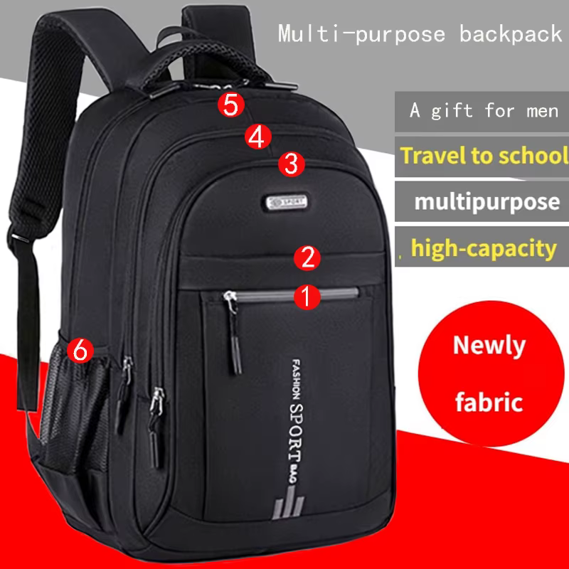 Sac à dos unisexe de grande capacité