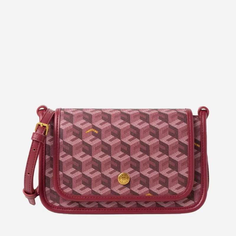 Sac messager de luxe à monogramme pour femmes