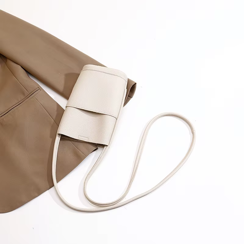 Petit sac à bandoulière en cuir Pu souple pour femmes