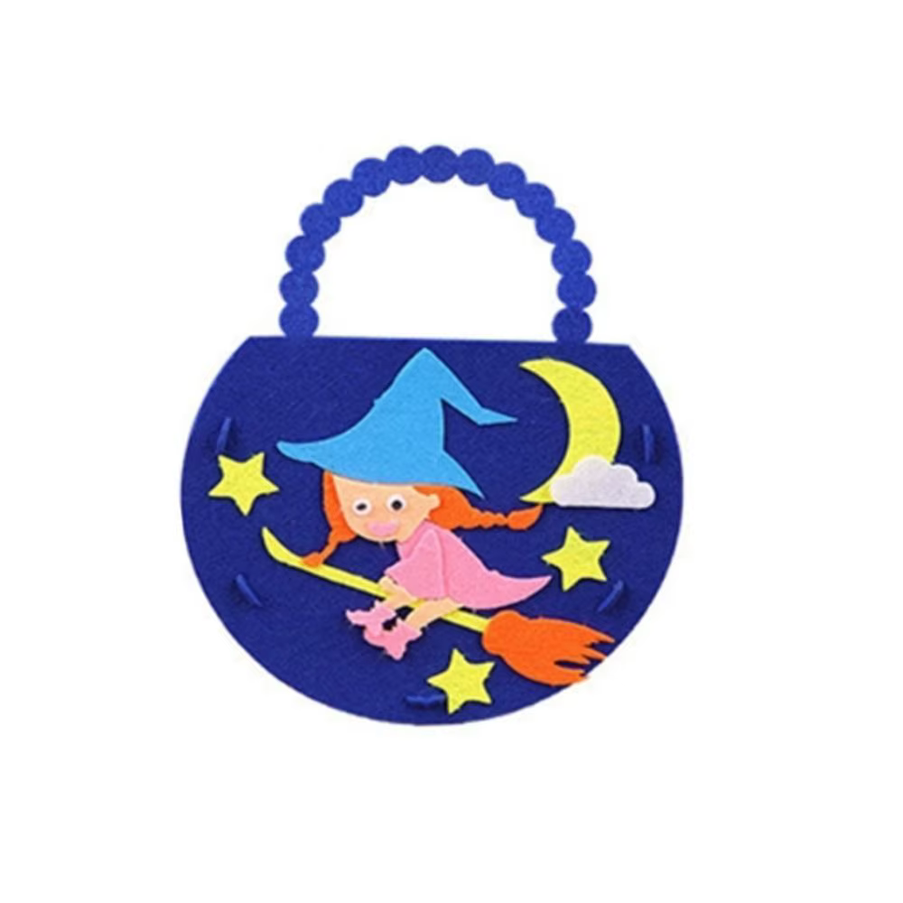 Sac à bonbons d'halloween en tissu Non tissé créatif
