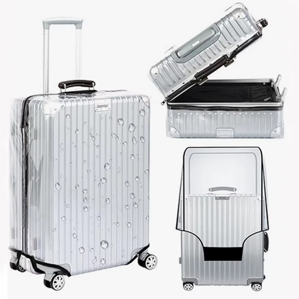 Housse de protection de valise en Pvc transparent