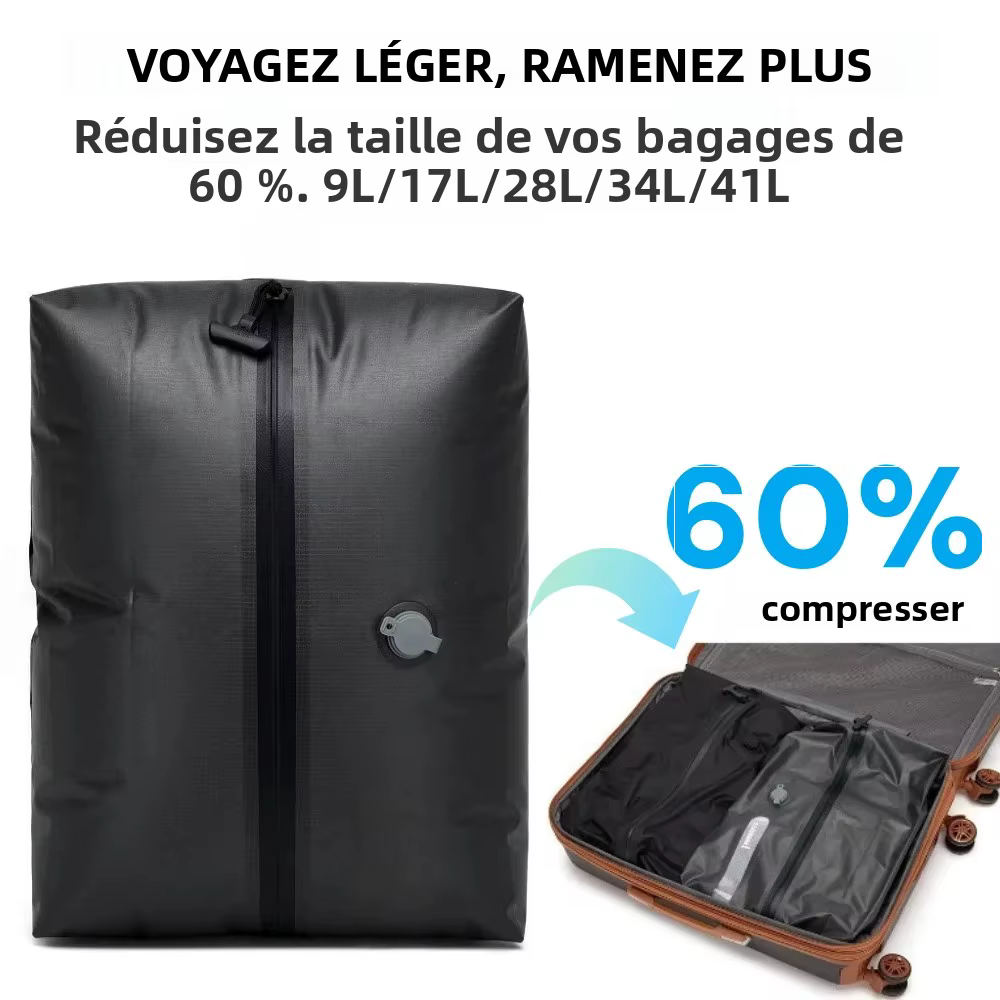Sacs de rangement sous vide pour voyage