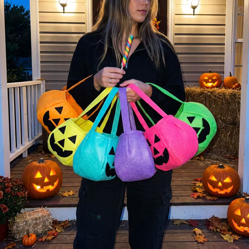 Pochette cadeau, sac à bonbons d'Halloween