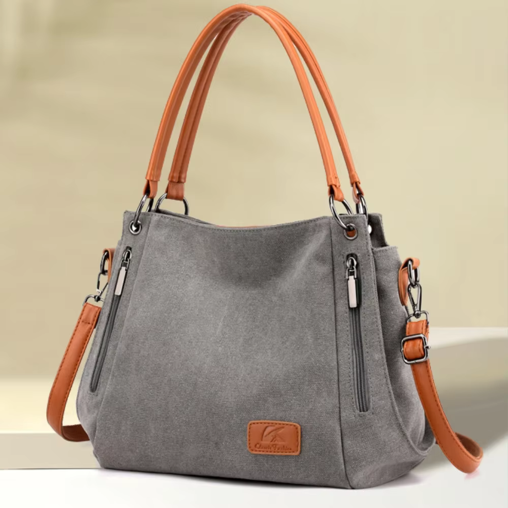 Sac à bandoulière en toile de luxe pour femme