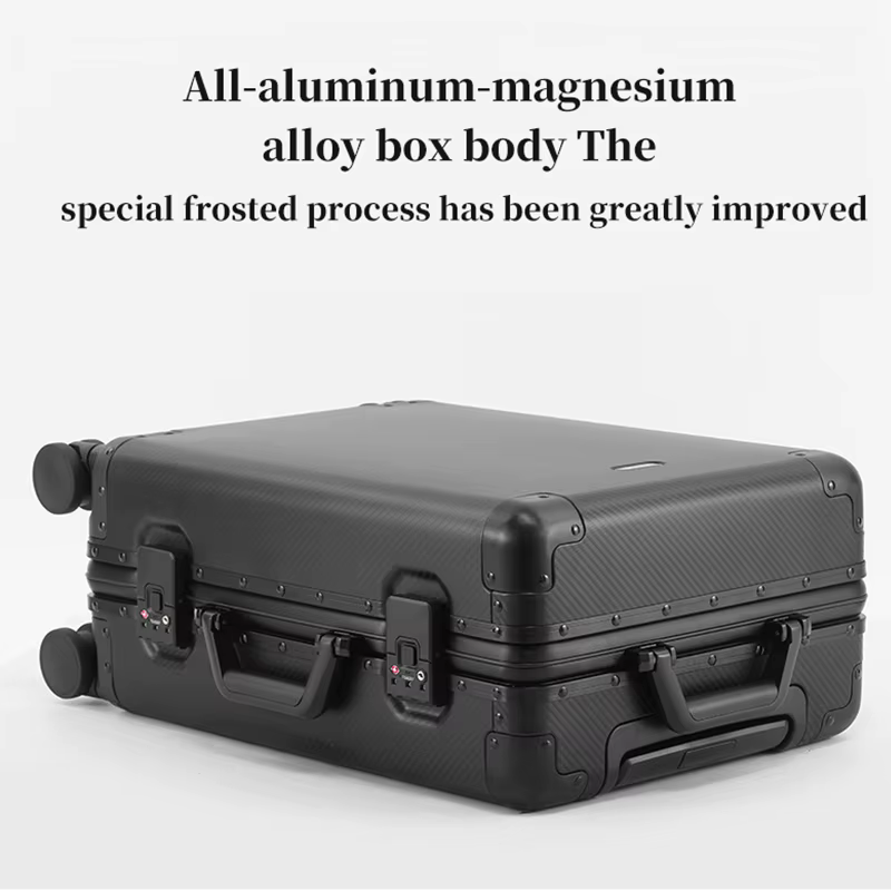 Bagage à main – Valise trolley en alliage d'aluminium et de magnésium de qualité supérieure