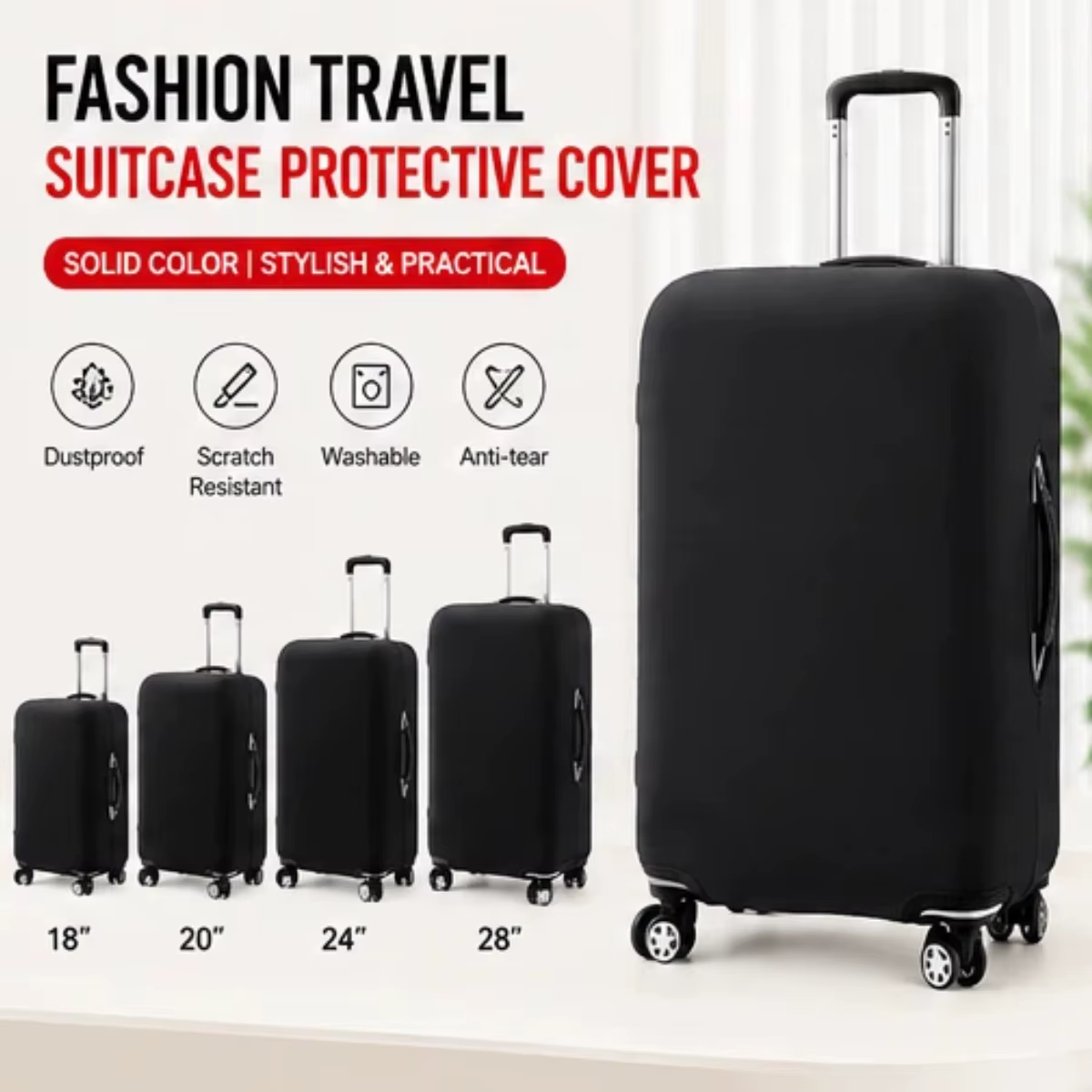 Housse de protection pour valise de voyage