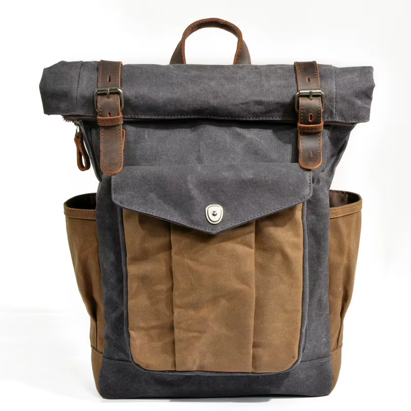 Sac à dos rétro - sac à double bandoulière pour hommes et femmes