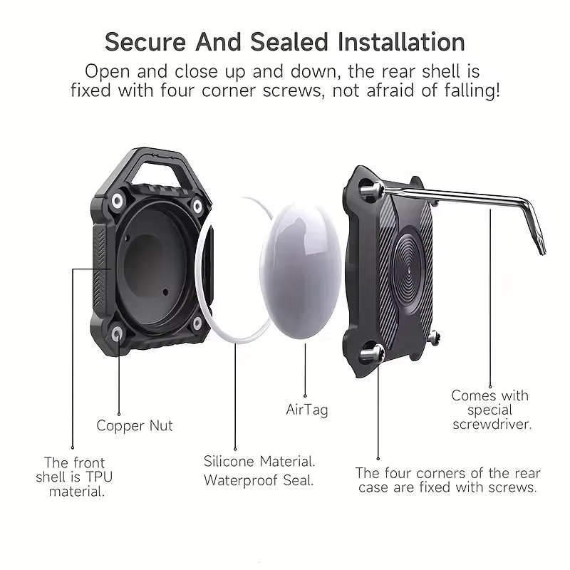 Étui de protection Airtag – Robuste et durable