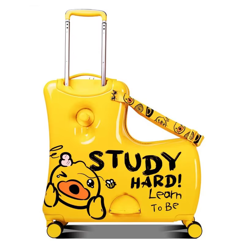 Valise de dessin animé poney mignon pour enfants