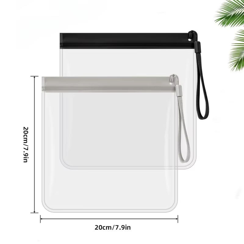 2 pièces bagages Transparent voyage utilisation étanche vol maquillage
