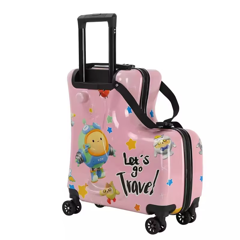 Valise montable de dessin animé mignon pour enfants
