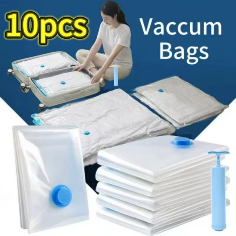 Sac de Compression sous vide épais 1 à 10 pièces