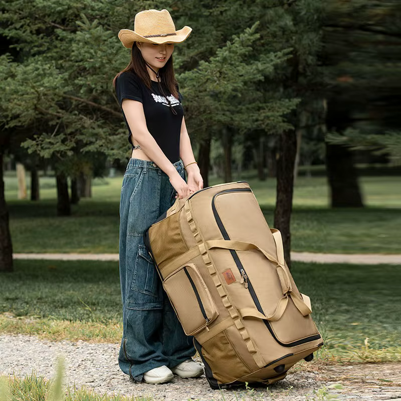 Sac polochon à roulettes 130L