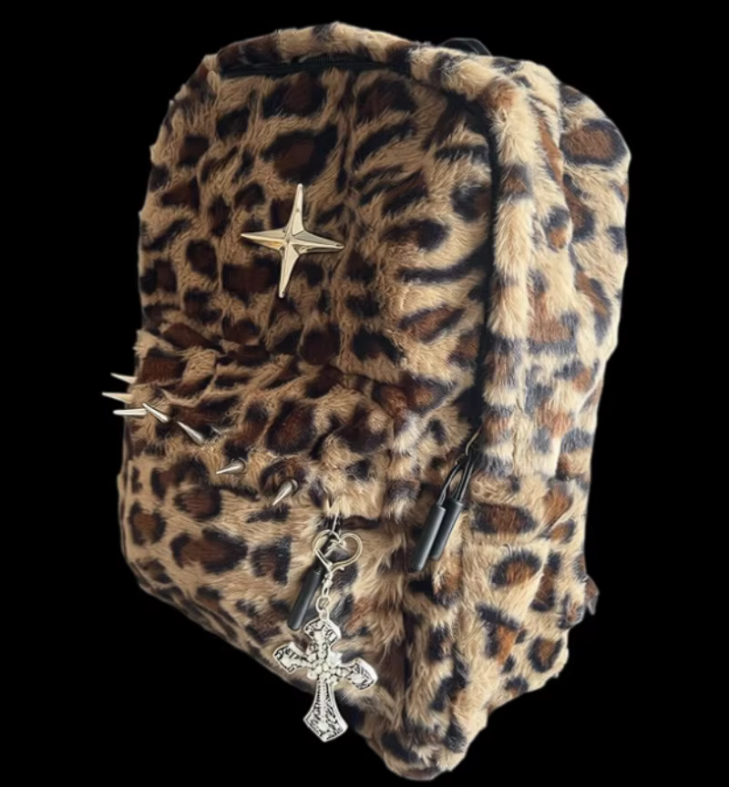 Sac à dos léopard grande capacité