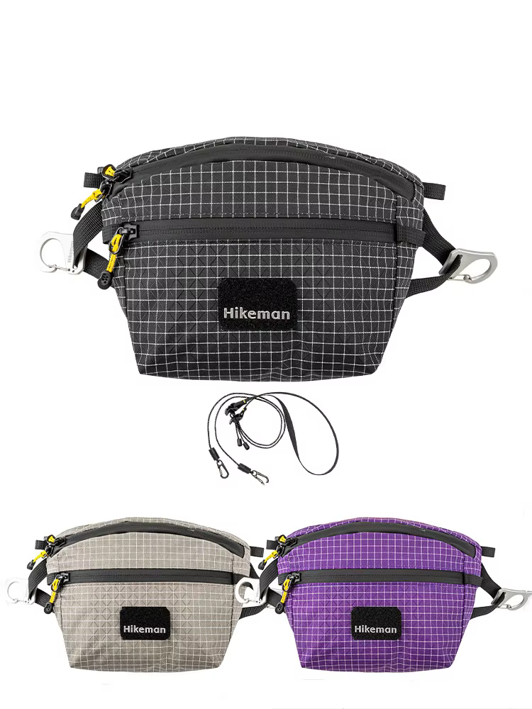 Hikeman sac de poitrine en plein air sac de pêche multifonctionnel Camping sac à bandoulière sport cyclisme sac de taille