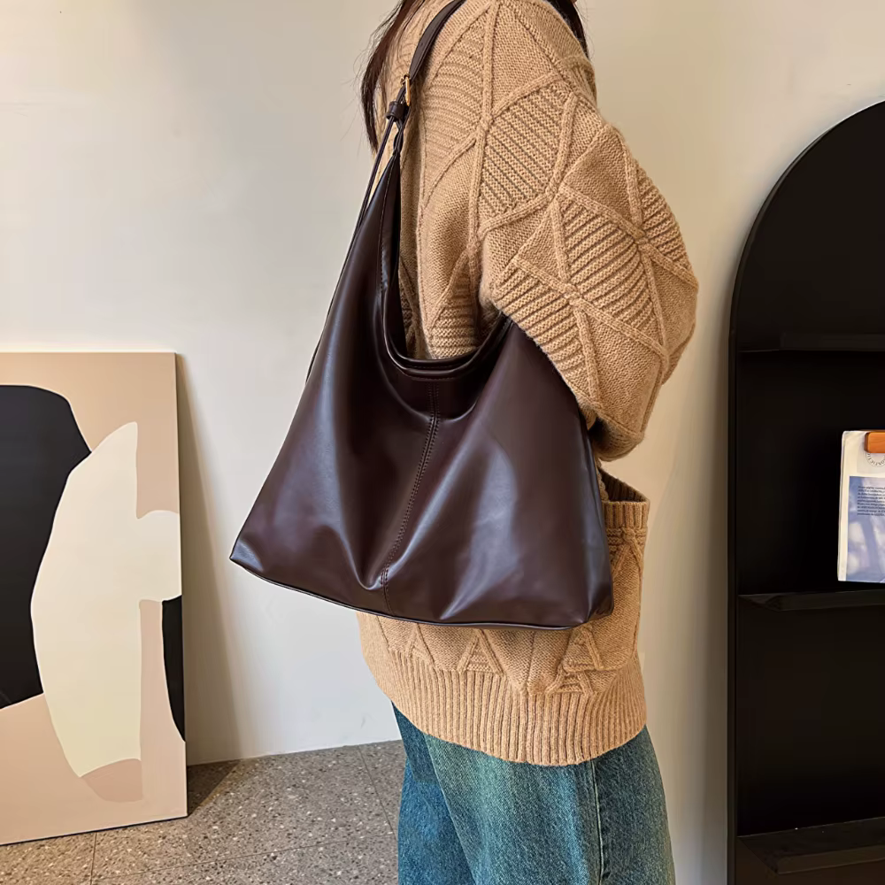 Nouveau sac fourre-tout main connaissement épaule femmes sac rétro Simple grand sac De luxe sac